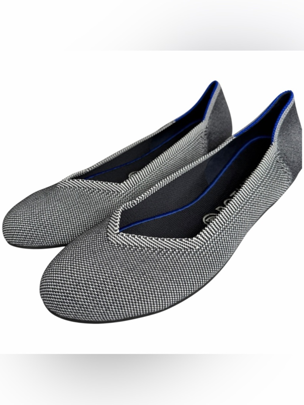 Rothy’s The Flat Gray Birdseye Loafers Size 10